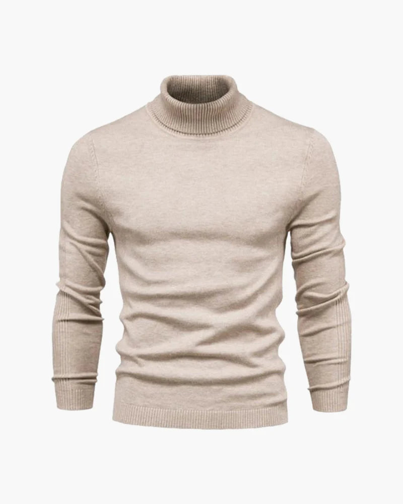 Klassischer Herren-Rollkragenpullover